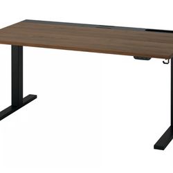 Electric Standing Desk - Walnut