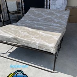 New Full Foldable Bed Set With Mattress 