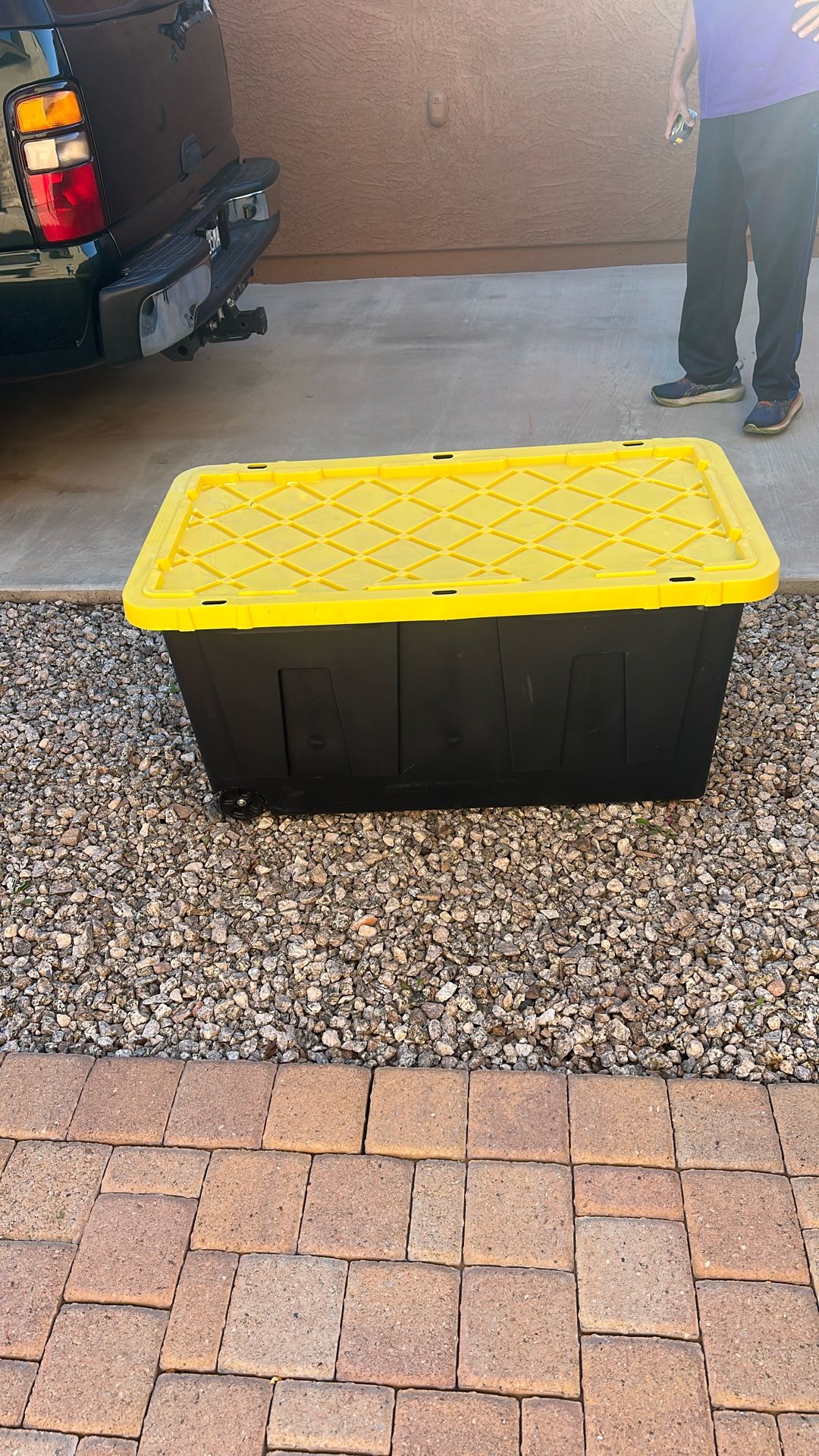 Home Depot Storage Tote With Wheels