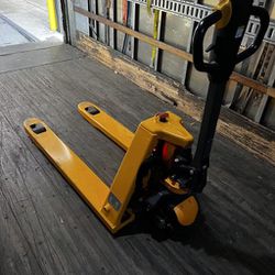 Full Electric Pallet Jack Lithium Battery Powered Pallet Jack 3300lbs Hydraulic Pallet Truck