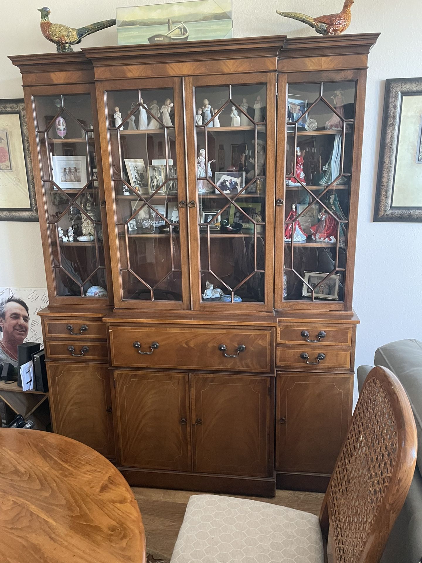 Antique Glass Cabinet