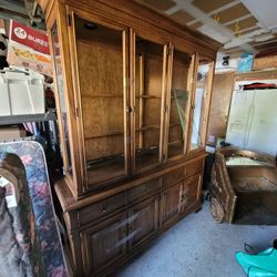 Antique China Cabinet/Hutch