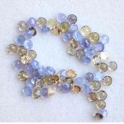 10pcs. Natural  TANZANIA TANZANITE 3 MM Round Cut Faceted Loose Gemstone