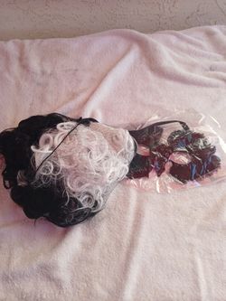 Halloween Masquerade Wig And Mask