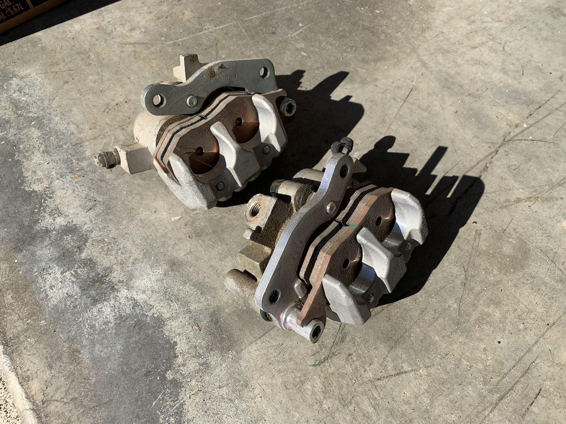 Teryx Front Brake Calipers And Pads