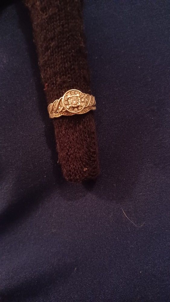Vintage Engagement Ring And Wedding Band