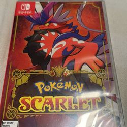 Nintendo Switch Pokemon Scarlet New 