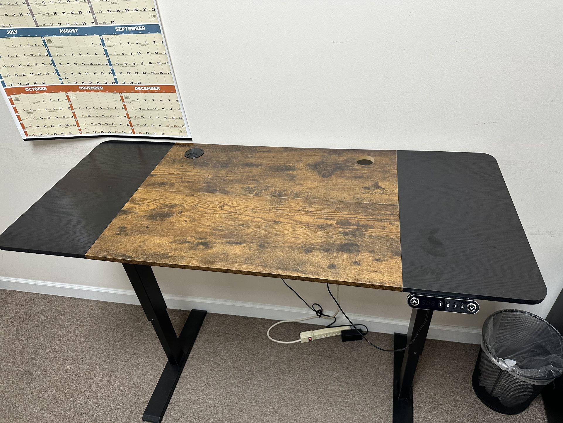 55" x 24" Modernchamp Height Adjustable Electric Standing Desk Sit Home Office Table