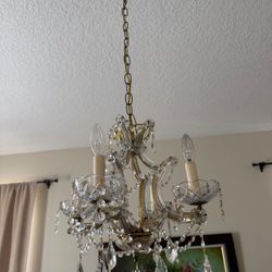Vintage Chandelier With Arietta Crystals