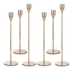 Rose gold candle Holders 