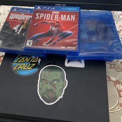 Ps4 Slim With 5 Games Spider-Man, Wolfenstein, GTA5, The Last Of Us Remastered And Naruto Shippuden Ultimate Ninja Storm 4. And Asus Monitor