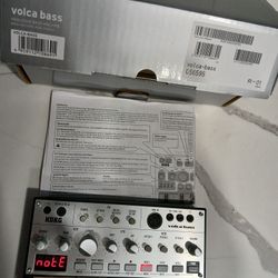 Korg Volca Bass Analog Synthesizer Used But Works Great With Box And Manual  $125 OBO