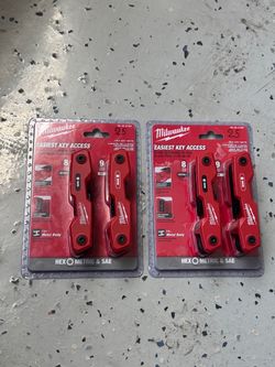 Milwaukee 17-Key Folding Hex Key Sets - SAE/Metric