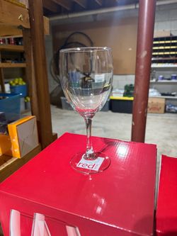 Clear Wine Glass