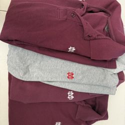 Men’s mater Dei Polo Shirts Lot Of 4