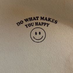 Do What Makes You Happy Yellow Hoodie 