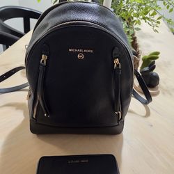 Michael Kors Backpack And Wallet