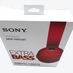 Sony MDR-XB950BT/B Extra Bass Bluetooth Headset RED LN