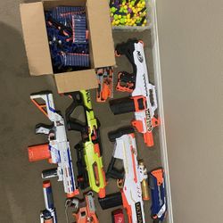 Nerf Guns (Bullets Included) 