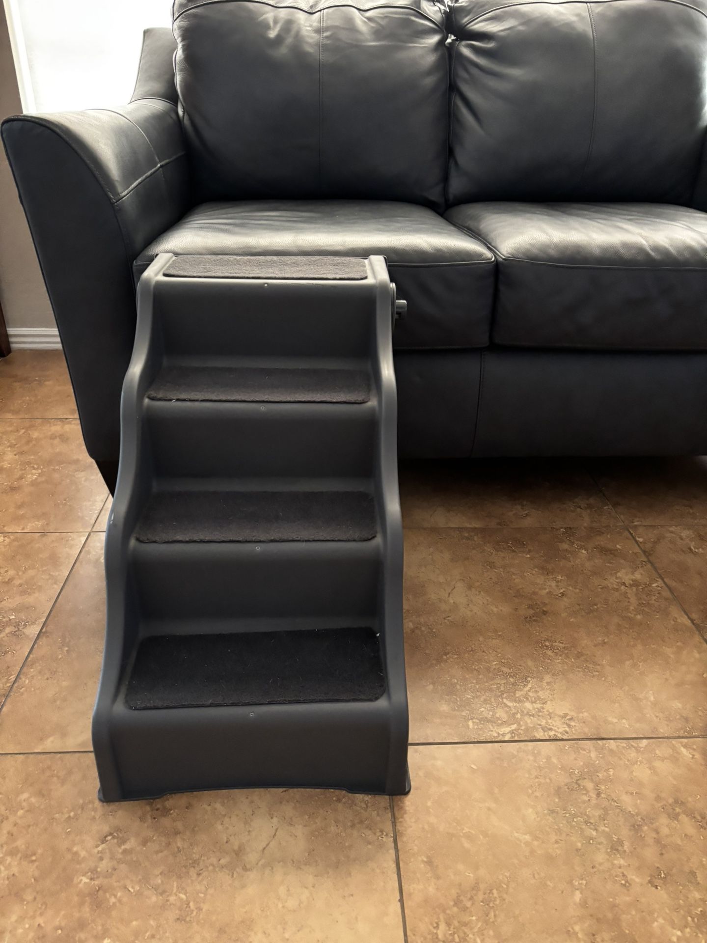 Plastic folding pet stairs