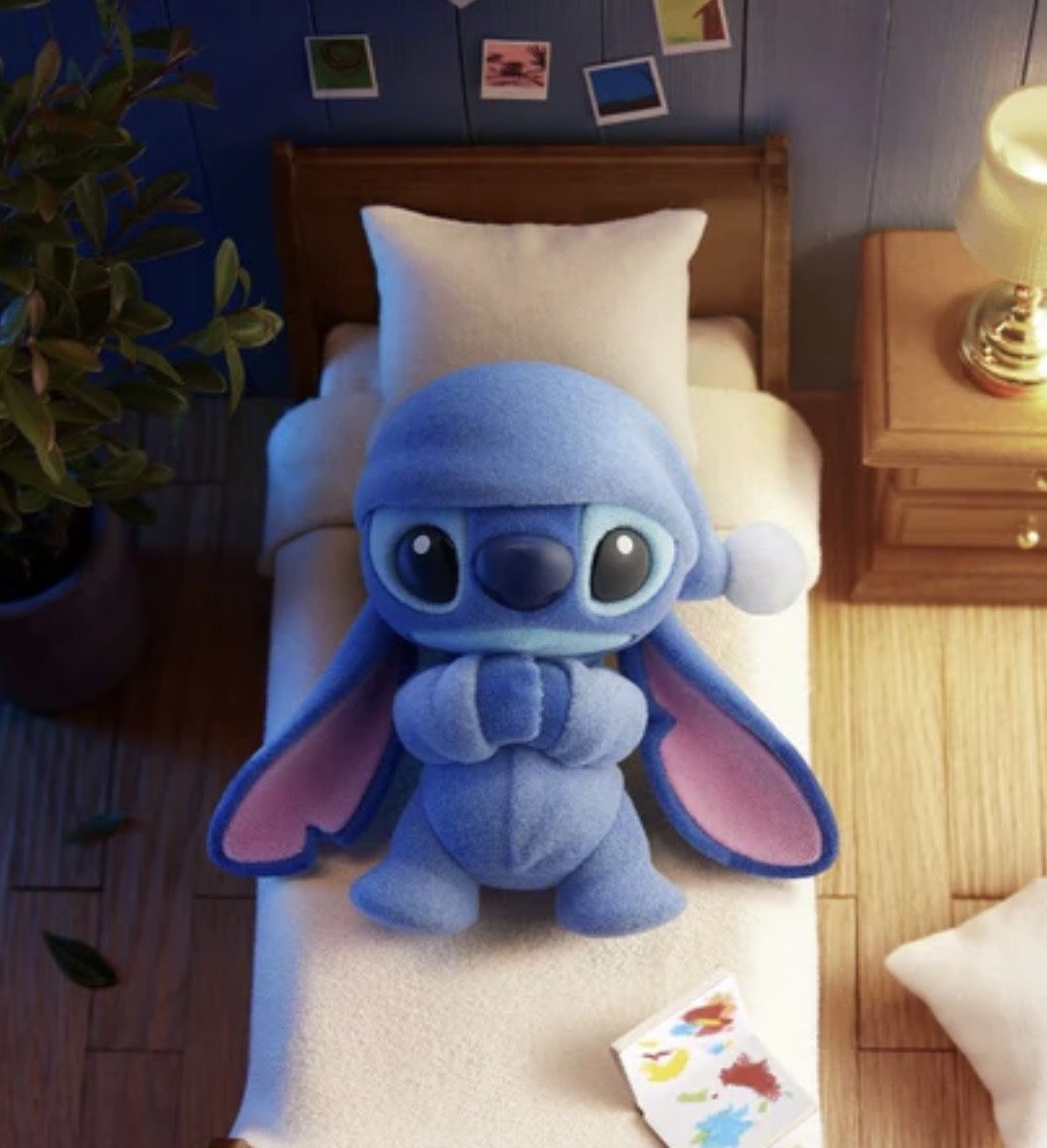 Pop Mart Stitch Little Emotions Figure Being A Couch Potato
