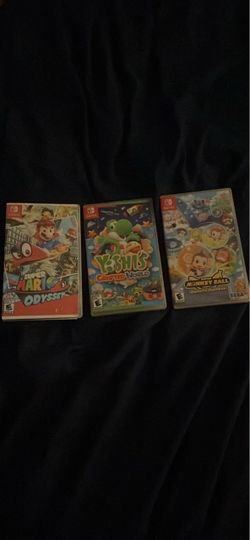 3 Nintendo Switch Games