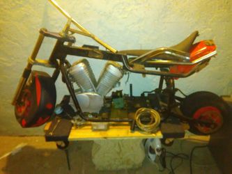 Mini Harley Davidson motorcycle
