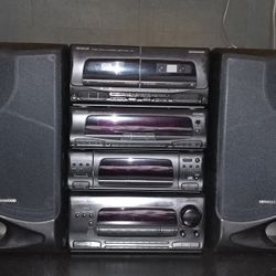 Classic Kenwood Mini Shelf System Stereo