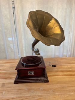 Vintage  "His Master's Voice" Gramophone - Decorative Phonograph
