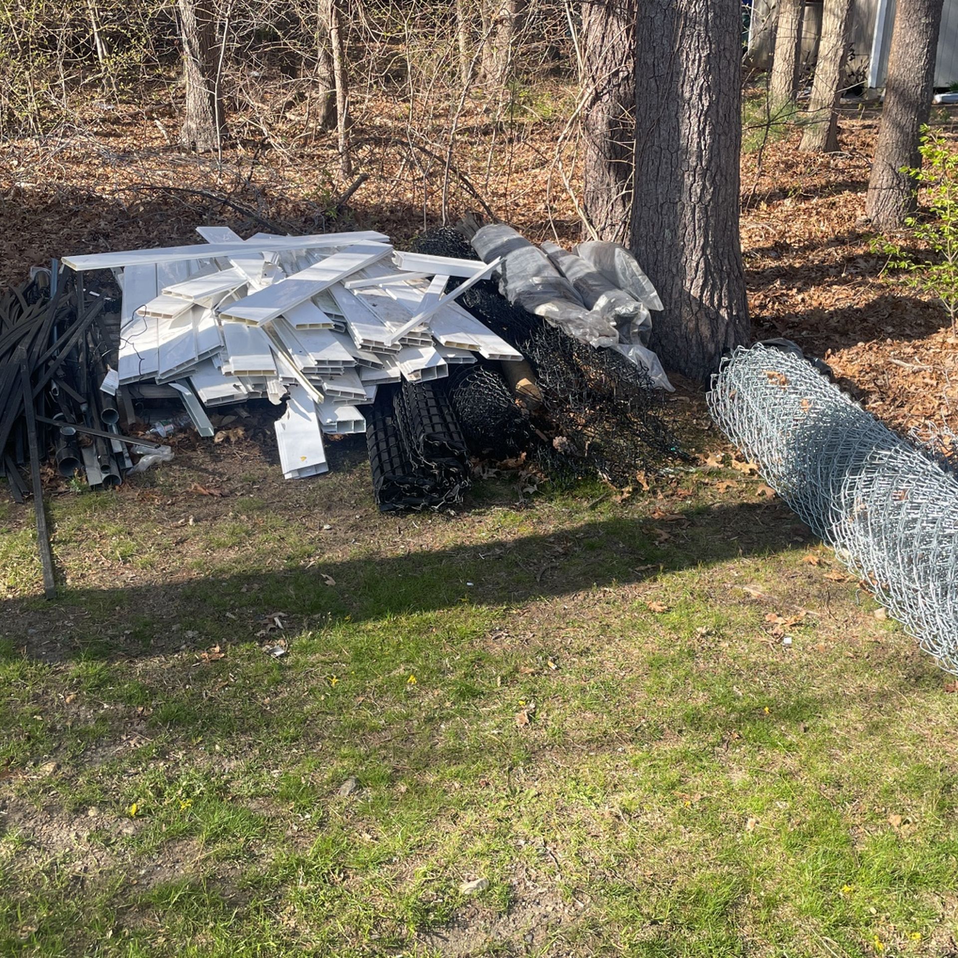 Vinyl, Chain Link Fence Parts