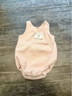Rainbow baby romper