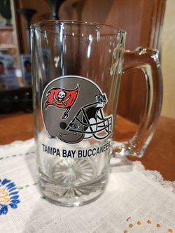 Tampa Bay Buccaneers Glass Mug