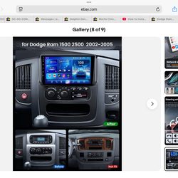 READ DESCRIPTION 9"Car Stereo Radio For 2002-2005 Dodge Ram 1(contact info removed) 3500 Android Carplay GPS