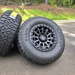 New 17" BASTA off-road Wheels 6x139.7 All-terrain Tires 