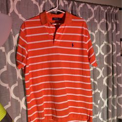 Orange Short Sleeve Ralph Lauren 