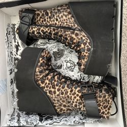 Dolls Kill Leopard Boots