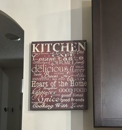 Kitchen decor Wall Frame