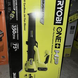 Ryobi 110 MPH 350 CFM One HP 18v Brushless Cordless Leaf Blower Kit (P21100VNM)