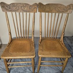 Vintage Wooden Chairs
