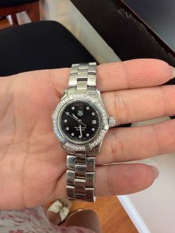 Tag Heuer watch with diamonds