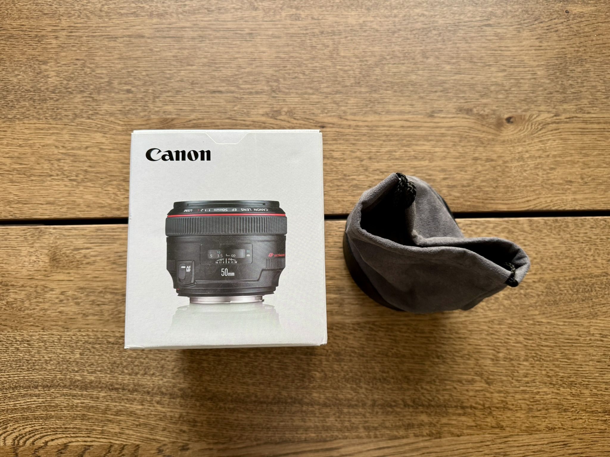 Canon EF 50mm f/1.2 L USM Lens for Canon Digital SLR Cameras - Fixed