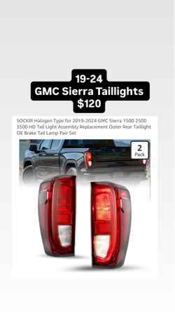 19-24 GMC Sierra Taillights $120