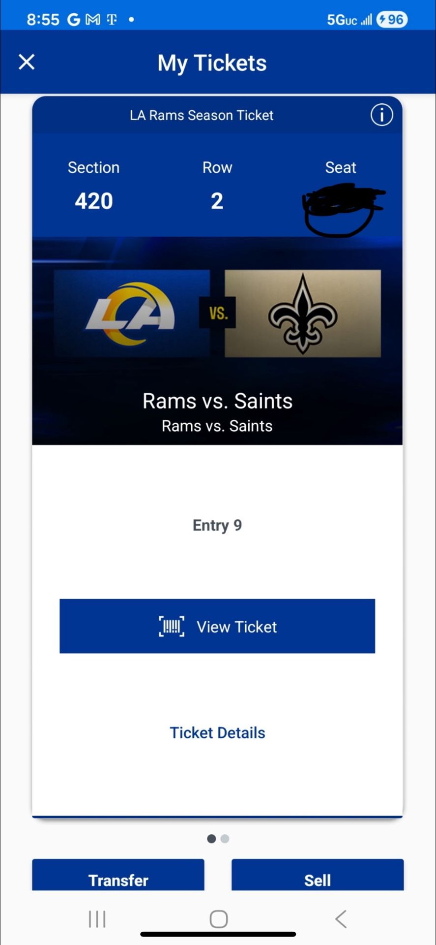 Rams tickets