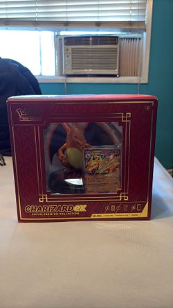 Charizard ex Super-Premium Collection Pokémon Figure and Promo Cards Only