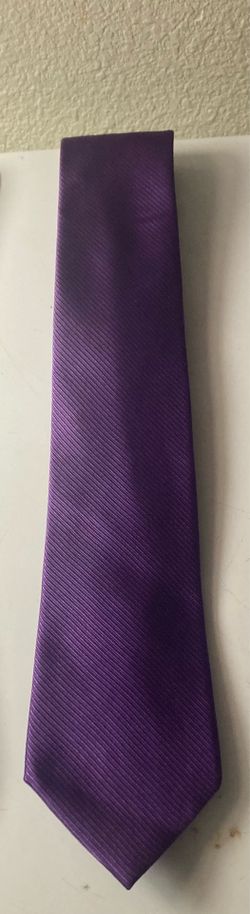 All purple tie