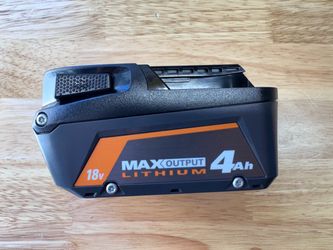 Ridgid 18V 4.0 Ah MAX Output Lithium-Ion Battery