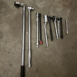 Ratchet Mac Tool Ratchet Crome Vanadium 1/2  Ratchet Dewalt 3/8 With Extension Husky Ratchet 3/8  Kirkland Ratchet 3/8