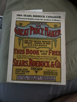 1908 Sears Catalog