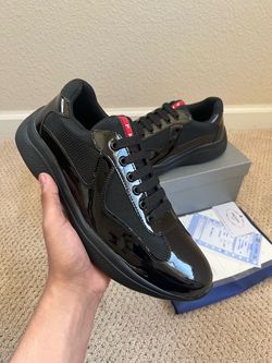 Black Prada Cups Sneakers - Multiple Sizes