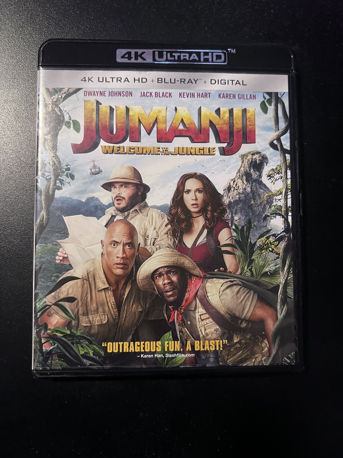 Jumanji Welcome To The Jungle 4K UHD
